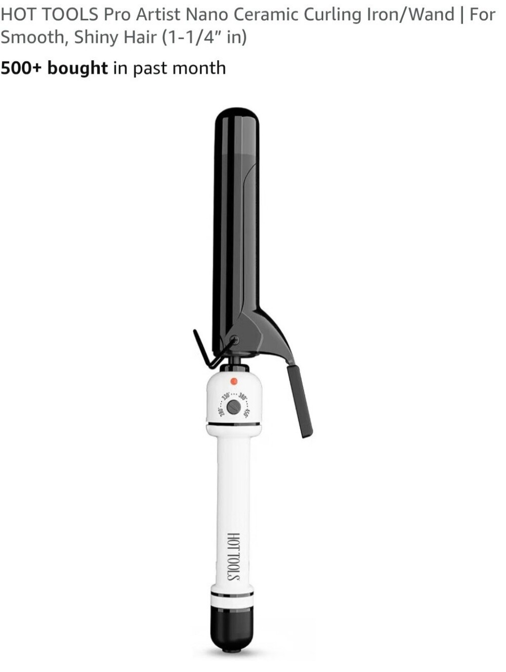 HOT TOOLS Pro Artist Nano 1 1/4 Ceramic Curling Iron/Wand